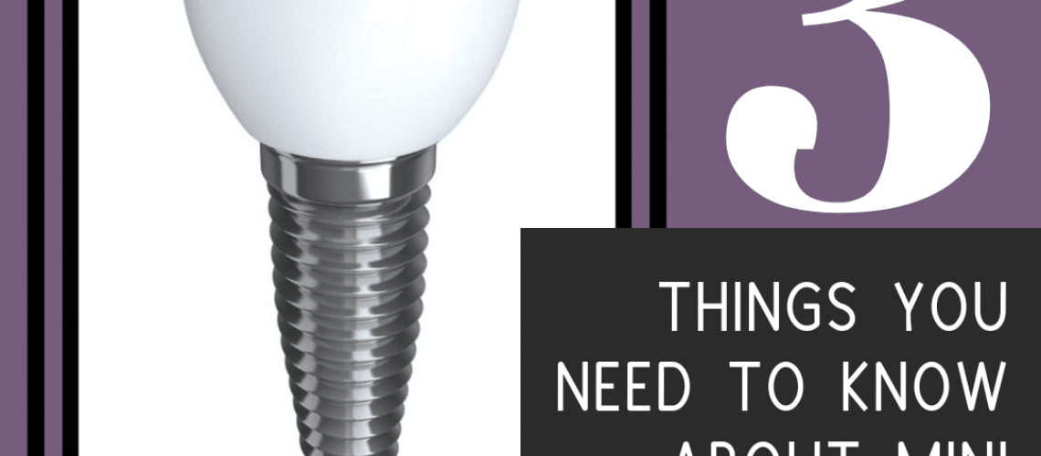 Title Banner for "The top 3 things you need to know about mini dental implants"